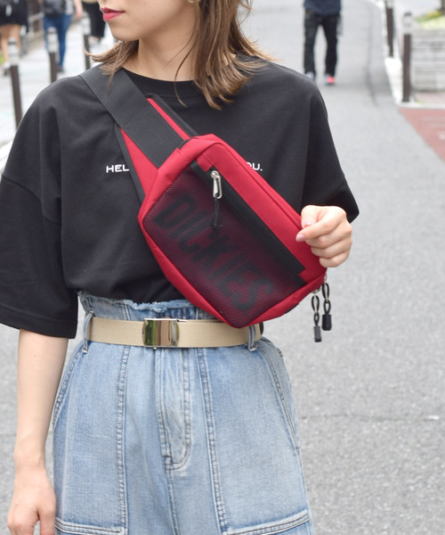 w closet(ダブルクローゼット)の「DICKIES×wcloset ウエストポーチ(ボディバッグ/ウエストポーチ・レディース・ブラック/レッド/イエロー・FREE)」の14枚目の写真