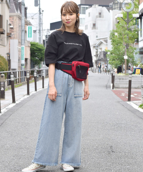 w closet(ダブルクローゼット)の「DICKIES×wcloset ウエストポーチ(ボディバッグ/ウエストポーチ・レディース・ブラック/レッド/イエロー・FREE)」の16枚目の写真