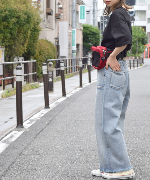 w closet(ダブルクローゼット)の「DICKIES×wcloset ウエストポーチ(ボディバッグ/ウエストポーチ・レディース・ブラック/レッド/イエロー・FREE)」の18枚目の写真