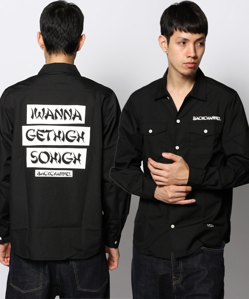 BackChannel PRINT WORK H/S シャツ BackChannel PRINT WORK H/S シャツ