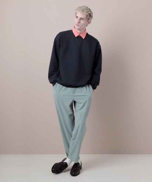 GILDAN（ギルダン）の「ギルダン USA ビッグシルエット ロングスリーブプルオーバークルースウェット(裏起毛)（スウェット・メンズ・ホワイト/ブラック/グレー/ネイビー/オレンジ/ゴールド/パープル/チャコール/マルーン/サンドベージュ/ブラウン系その他/グリーン系その他/グリーン系その他2/インディゴブルー・L/XL/M）」の18枚目の写真