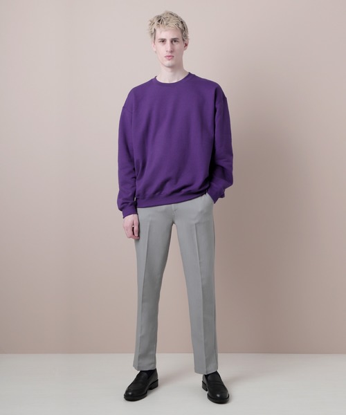 GILDAN（ギルダン）の「ギルダン USA ビッグシルエット ロングスリーブプルオーバークルースウェット(裏起毛)（スウェット・メンズ・ホワイト/ブラック/グレー/ネイビー/オレンジ/ゴールド/パープル/チャコール/マルーン/サンドベージュ/ブラウン系その他/グリーン系その他/グリーン系その他2/インディゴブルー・L/XL/M）」の20枚目の写真