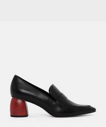 スカルプチャラルヒールロファー / SCULPTURAL HEELED LOAFERS
