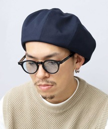 ハンチング/ベレー帽（ブルー・ネイビー/青色系）ファッション