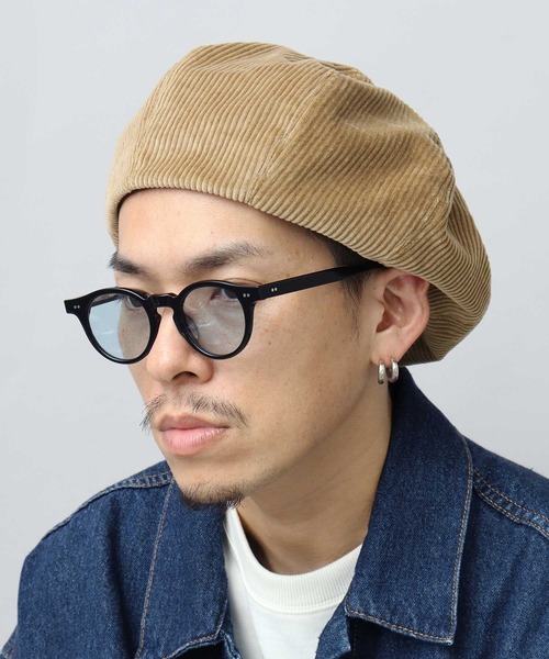 Mr.COVER(ミスターカバー)の「日本製 ボリュームシルエット 8枚パネル ベレー帽(ホップサック・高密度ツイル・太畝コーデュロイ)(ハンチング/ベレー帽・メンズ・ブラック/ベージュ/グレー/ブラック系その他/ブルー系その他/ベージュ系その他/ベージュ系その他2/ブラック系その他2/グレー系その他2・FREE)」の8枚目の写真