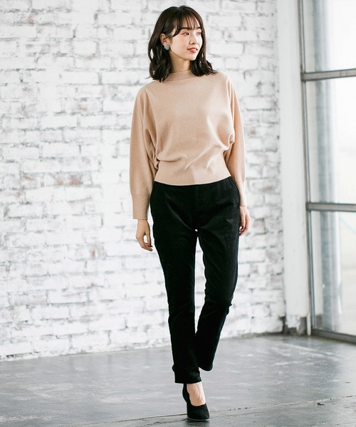 A part by（アパートバイ）の「12GWカシミヤドルマンPO 816917（ニット/セーター・レディース・ブラック/ベージュ/グレー/アイボリー・FREE）」の9枚目の写真