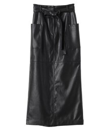 CLANE | LEATHER MAXI SKIRT(スカート)