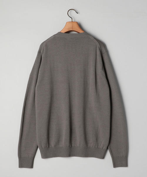 UNITED ARROWS（ユナイテッドアローズ）の「○UASB ミドルゲージ クルーネックニット（ニット/セーター・メンズ・ダークグリーン/ホワイト/グレー/ブラック/モカ・MEDIUM/SMALL/X-LARGE/LARGE）」の7枚目の写真