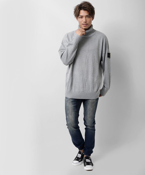 Lazy Tokyo Vintage Damage Hem Gumデニム Lazy Tokyo Vintage Damage Hem Gumデニム