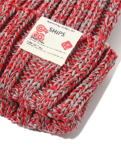 SHIPS(シップス)の「SHIPS KIDS:コットン ミックス キャップ(ニットキャップ/ビーニー・キッズ・レッド/ネイビー・ONE SIZE)」の5枚目の写真