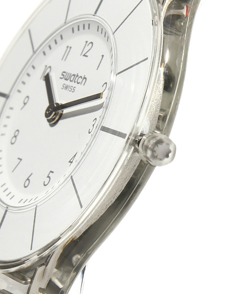 BEAUTY&YOUTH UNITED ARROWS（ビューティーアンドユースユナイテッドアローズ）の「＜SWATCH＞ WHITE CLASSINESS¨§（アナログ腕時計・メンズ・ホワイト・フリー）」の5枚目の写真