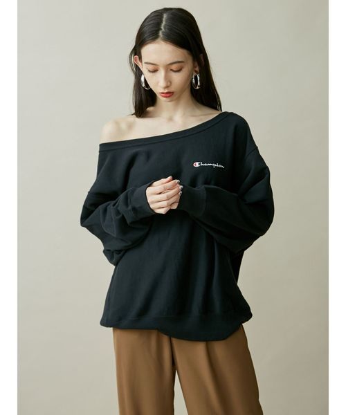 EMODA champion コラボ スウェット ブラック EMODA EMODA×Champion