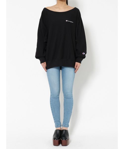 EMODA×Champion ワイドネックプルオーバー Champion（チャンピオン）の「【EMODA×Champion】ワイドネックプル