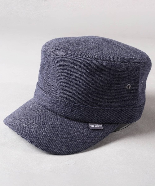Well-Tailored（ウェルテイラード）の「Well-Tailored パイルスウェットワークキャップ（キャップ・メンズ・ブラック/ネイビー/グレー/ベージュ/ブルー系その他・FREE）」の5枚目の写真