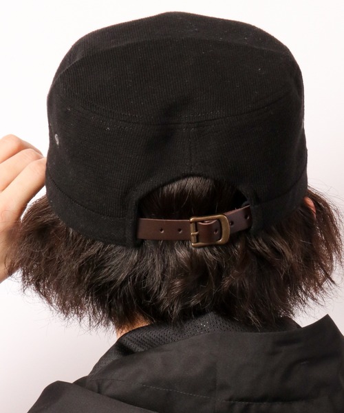 Well-Tailored（ウェルテイラード）の「Well-Tailored パイルスウェットワークキャップ（キャップ・メンズ・ブラック/ネイビー/グレー/ベージュ/ブルー系その他・FREE）」の12枚目の写真