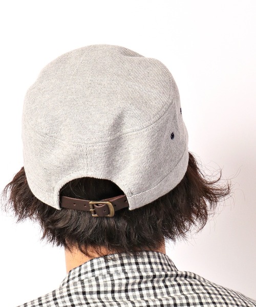 Well-Tailored（ウェルテイラード）の「Well-Tailored パイルスウェットワークキャップ（キャップ・メンズ・ブラック/ネイビー/グレー/ベージュ/ブルー系その他・FREE）」の10枚目の写真