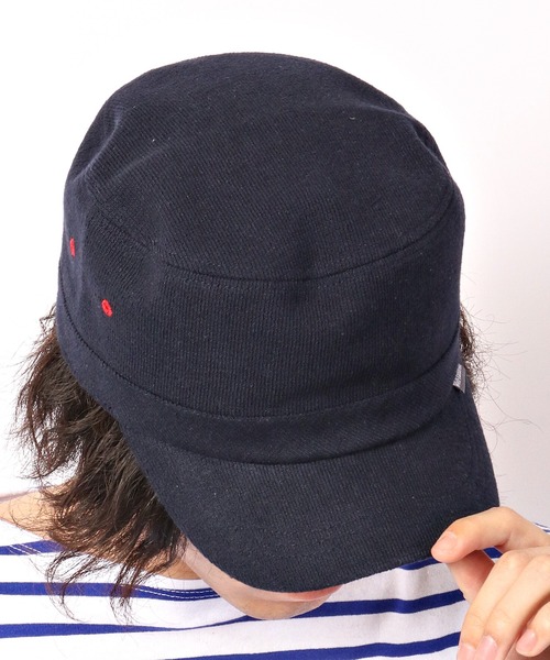 Well-Tailored（ウェルテイラード）の「Well-Tailored パイルスウェットワークキャップ（キャップ・メンズ・ブラック/ネイビー/グレー/ベージュ/ブルー系その他・FREE）」の7枚目の写真