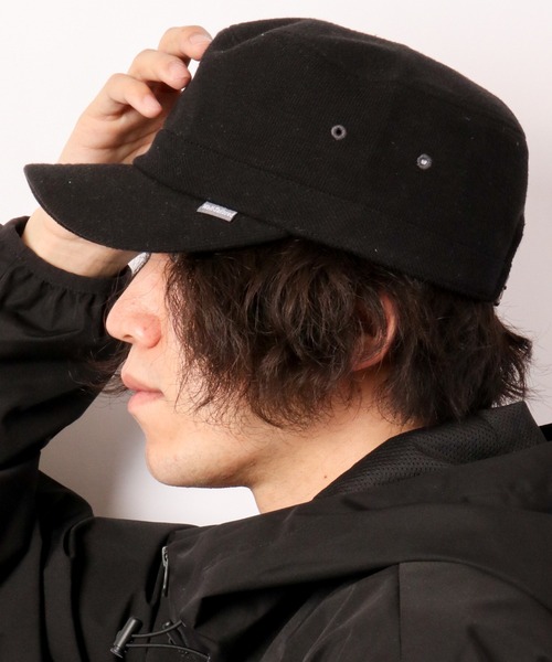 Well-Tailored（ウェルテイラード）の「Well-Tailored パイルスウェットワークキャップ（キャップ・メンズ・ブラック/ネイビー/グレー/ベージュ/ブルー系その他・FREE）」の17枚目の写真