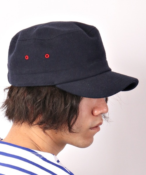 Well-Tailored（ウェルテイラード）の「Well-Tailored パイルスウェットワークキャップ（キャップ・メンズ・ブラック/ネイビー/グレー/ベージュ/ブルー系その他・FREE）」の15枚目の写真