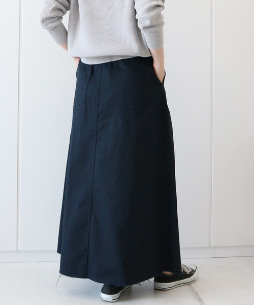 AMERICAN HOLIC（アメリカンホリック）の「チノロングスカート　＊（スカート・レディース・ベージュ/ネイビー・M/L）」の14枚目の写真