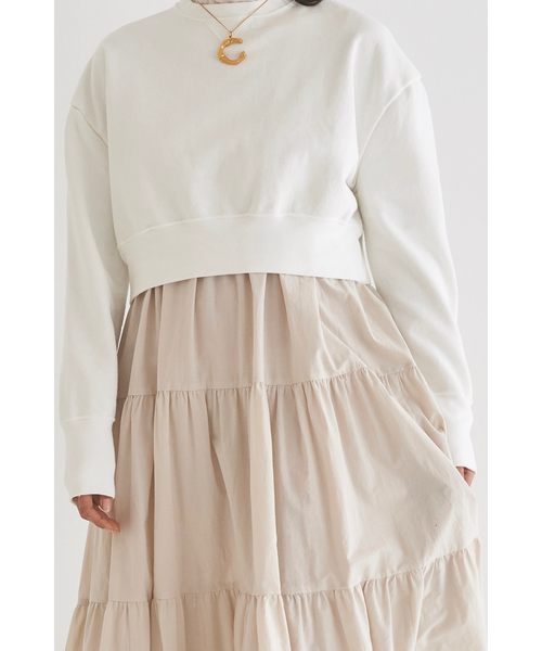 SEA(シー)の「タイプライター モックネックノースリーブ SEA(シー)の「タイプライター モックネックノースリーブ