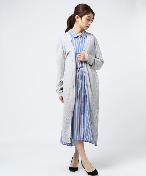 socolla（ソコラ）の「【socolla】【手洗いOK】ストライプシャツ  