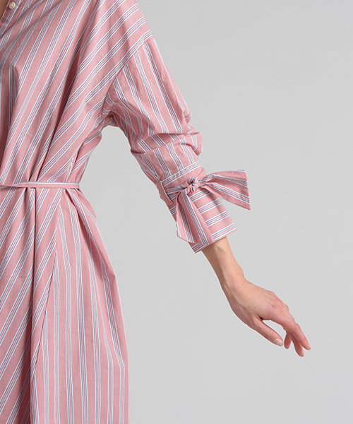 socolla（ソコラ）の「【socolla】【手洗いOK】ストライプシャツ