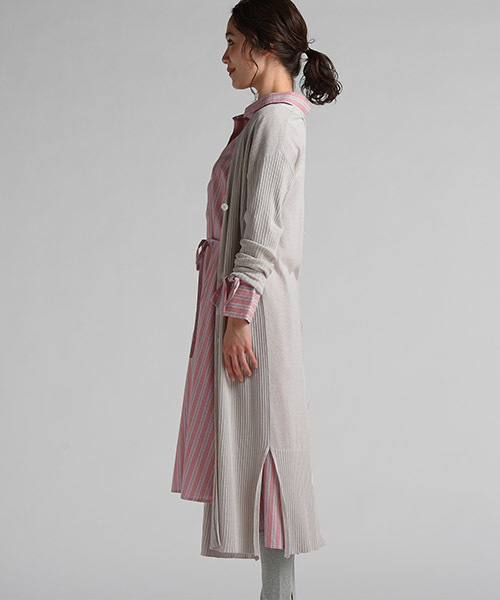 socolla（ソコラ）の「【socolla】【手洗いOK】ストライプシャツ