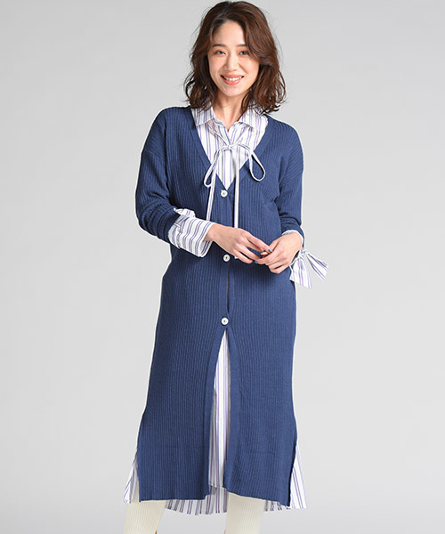 socolla（ソコラ）の「【socolla】【手洗いOK】ストライプシャツ