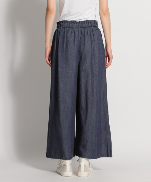 niko and… ウエストタックパンツ　ブルーグレー niko and（ニコアンド）の「タックワイドパンツ（その他