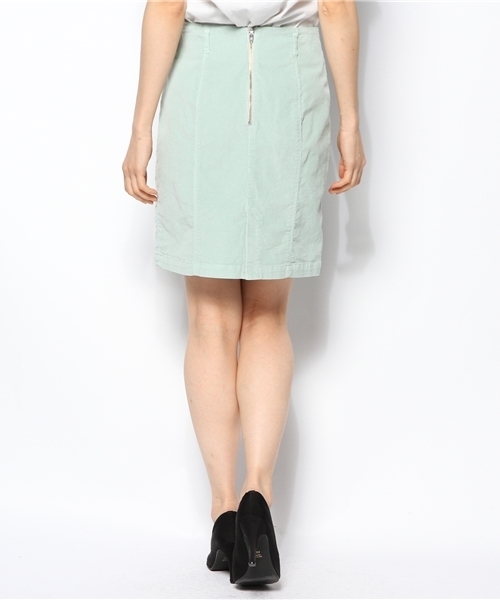 Another Edition（アナザーエディション）の「■AE カラーCORD タイトSK Ⅲ◆（スカート・レディース・オフホワイト/ブラック/ライム・SMALL/MEDIUM）」の10枚目の写真