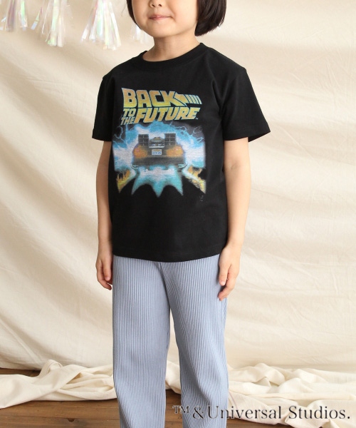 LOWRYS FARM（ローリーズファーム）の「ＫＩＤＳ　ＣＩＮＥＭＡ　ＴＥＥ　833332（Tシャツ/カットソー・キッズ・オフホワイト/ホワイト系その他/ブラック・100/110/120）」の3枚目の写真