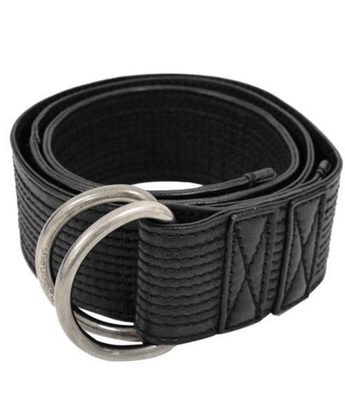 ブランド古着 Dカンバックル レザー切替ガチャベルト ベルト Saint Laurent Paris サンローランパリ のファッション通販 Zozoused