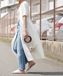 reca | 麻風ウエストタックシャツワンピース(ワンピース)