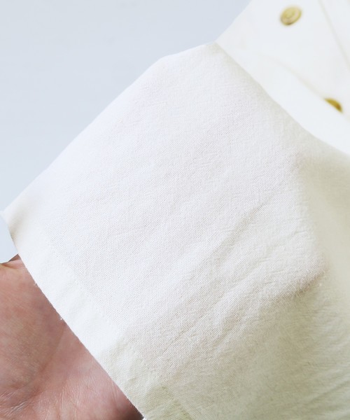 reca（レカ）の「ウエストタックリネンシャツワンピース（ワンピース・レディース・オフホワイト/ブラック系その他/ベージュ・M）」の17枚目の写真