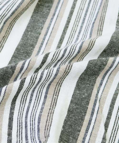 reca（レカ）の「ウエストタックリネンシャツワンピース（ワンピース・レディース・オフホワイト/ブラック系その他/ベージュ・M）」の14枚目の写真