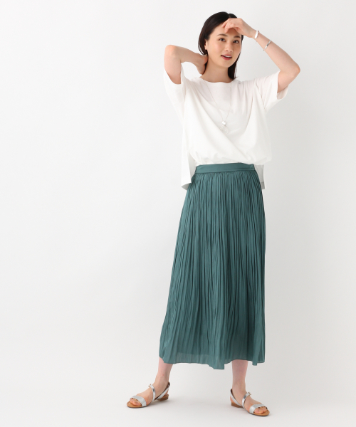 GLOBAL WORK（グローバルワーク）の「USABIGクルーT2【UVケア】/840216（Tシャツ/カットソー・レディース・ホワイト/ブラック/ダークブラウン/その他/パープル系その他5/ライトグレー・MEDIUM/LARGE）」の22枚目の写真