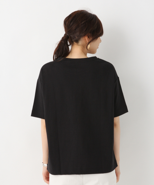 GLOBAL WORK（グローバルワーク）の「USABIGクルーT2【UVケア】/840216（Tシャツ/カットソー・レディース・ホワイト/ブラック/ダークブラウン/その他/パープル系その他5/ライトグレー・MEDIUM/LARGE）」の13枚目の写真