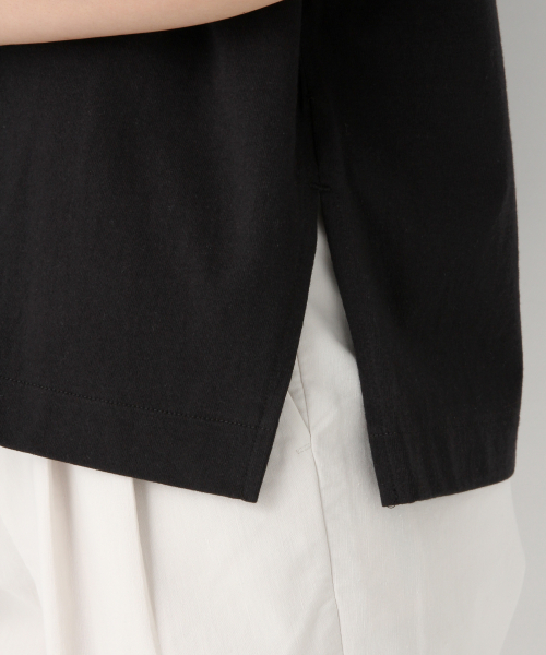 GLOBAL WORK（グローバルワーク）の「USABIGクルーT2【UVケア】/840216（Tシャツ/カットソー・レディース・ホワイト/ブラック/ダークブラウン/その他/パープル系その他5/ライトグレー・MEDIUM/LARGE）」の17枚目の写真