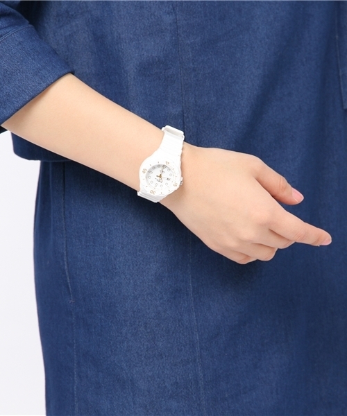 BEAUTY&YOUTH UNITED ARROWS（ビューティーアンドユースユナイテッドアローズ）の「BYBC CASIO DIVERS ウォッチ◆（アナログ腕時計・レディース・ホワイト/ブラック/その他1・フリー）」の5枚目の写真