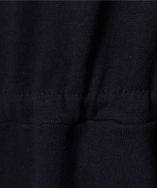 AMERICAN RAG CIE（アメリカンラグシー）の「ハイゲージコットンニットベア型オールインワン（サロペット/オーバーオール・レディース・カーキ/ネイビー・FREE）」の5枚目の写真