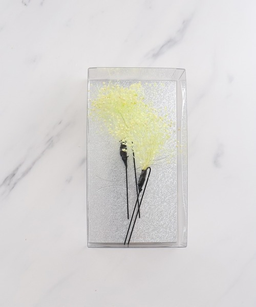 ゆかた館グレース（ユカタカングレース）の「カスミソウ(かすみ草)髪飾りの選べる5色【2本セット】（和装小物・レディース・グリーン/ワインレッド/ホワイト/ピンク/パープル・FREE）」の11枚目の写真