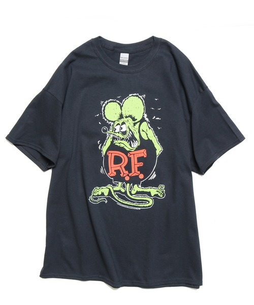 THRIFTY LOOK(スリフティールック)の「THRIFTY LOOK/スリフティルック "RAT FINK "PRINT TEE 半袖Tシャツ(Tシャツ/カットソー・メンズ・ブラック/ブルー/サックスブルー/ブラック系その他・M/XL/L)」の8枚目の写真