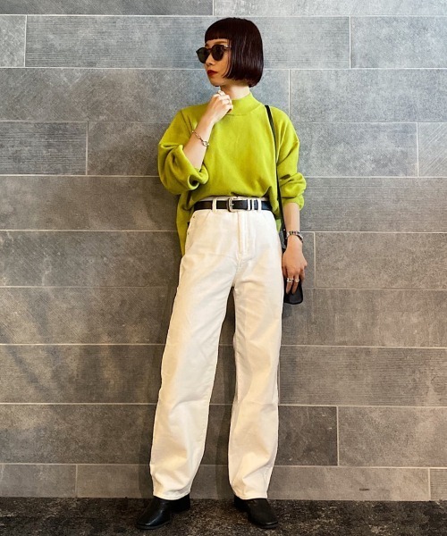PAGEBOY（ページボーイ）の「コーデュロイストレートパンツ（その他パンツ・レディース・ブラック/オフホワイト/ライラック/グレイッシュベージュ・SMALL/MEDIUM）」の7枚目の写真