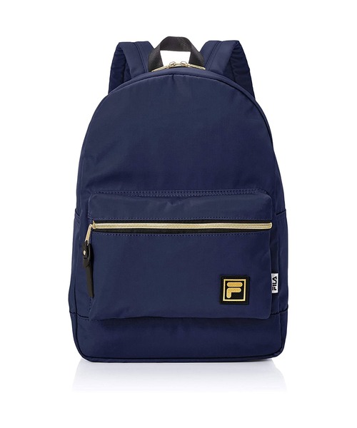 FILA（フィラ）の「【FILA/フィラ】ゴールドファスナー ワンポイント刺繍 A4収納 ナイロン バッグパック 16L（バックパック/リュック・レディース・ライトベージュ/ブラック/ネイビー・FREE）」の3枚目の写真