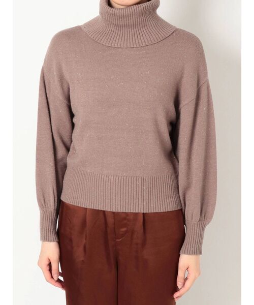 dazzlin（ダズリン）の「ラメオフタートルニットトップス（ニット/セーター・レディース・オフホワイト/グリーン/ブラウン/ベージュ・FREE）」の13枚目の写真