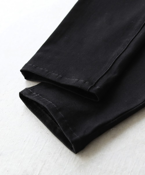 LILL（リル）の「WONDER SHAPE スーパーストレッチスキニーデニム（デニムパンツ・メンズ・ブラック・S/L/M）」の4枚目の写真