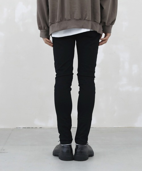 LILL（リル）の「WONDER SHAPE スーパーストレッチスキニーデニム（デニムパンツ・メンズ・ブラック・S/L/M）」の16枚目の写真