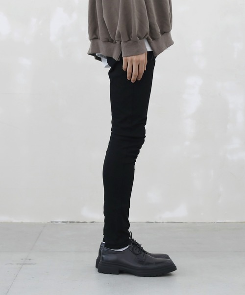 LILL（リル）の「WONDER SHAPE スーパーストレッチスキニーデニム（デニムパンツ・メンズ・ブラック・S/L/M）」の17枚目の写真
