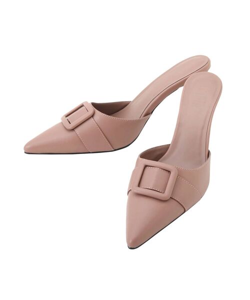 GYDA（ジェイダ）の「ベルトデザインポインテッドミュール（パンプス・レディース・ピンク/アイボリー・SMALL/MEDIUM/LARGE）」の7枚目の写真